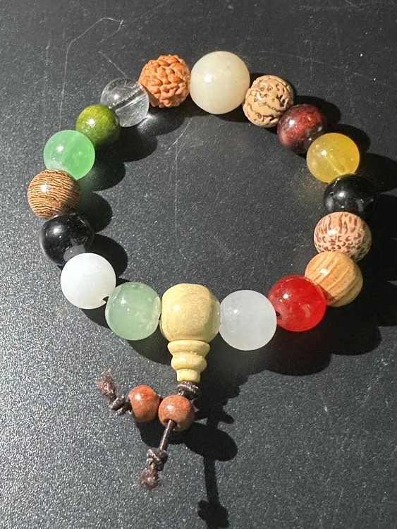 天然菩提根 玉髓 玛瑙 多宝时尚手串 爆款