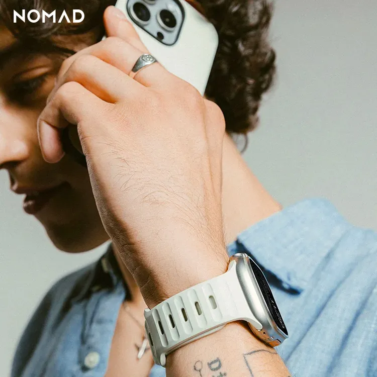 NOMAD适用iphone16pro手机壳iWatch苹果手表表带运动型氟橡胶