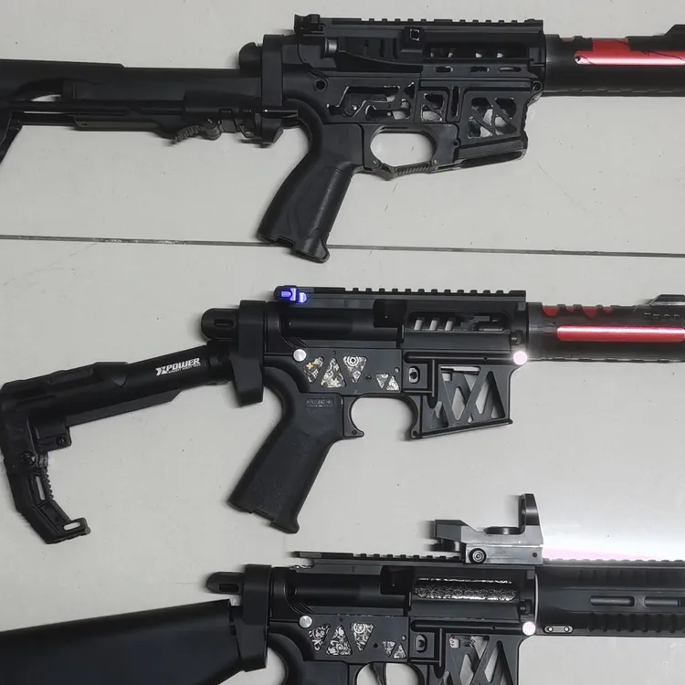 2号机匣小月亮机匣下沉转接3D打印配件后托下沉转接15度2.0