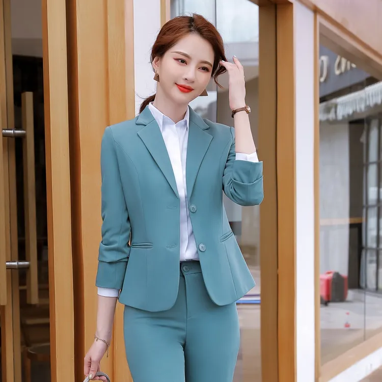 春秋西装套装女新款韩版时尚职业正装气质高级感西服套装女工作服