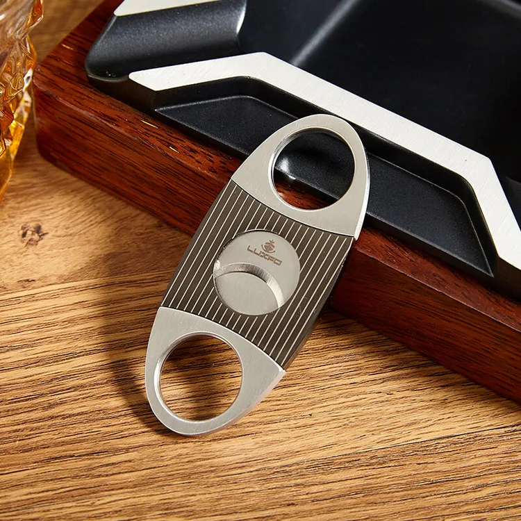 雪茄剪刀不锈钢锋利双刃便携式雪茄剪刀古巴雪茄烟钳雪茄刀