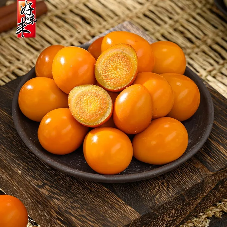 好未来鹌鹑蛋盐焗卤香熟食休闲零食办公室下午茶小吃去壳独立包装