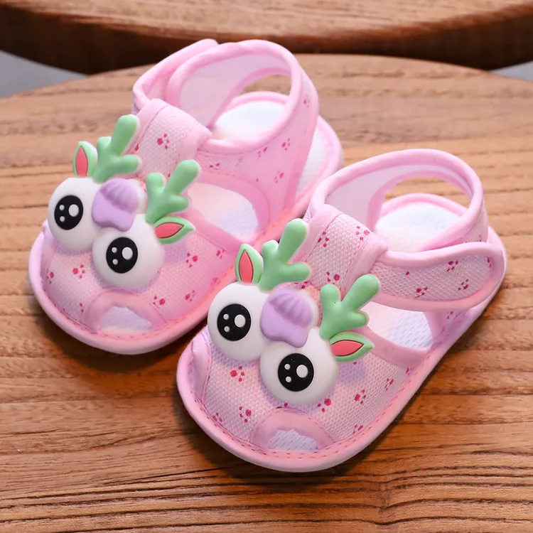 软底宝宝鞋新生儿防滑隔凉婴儿学步鞋凉鞋学步夏款儿童室内男女童