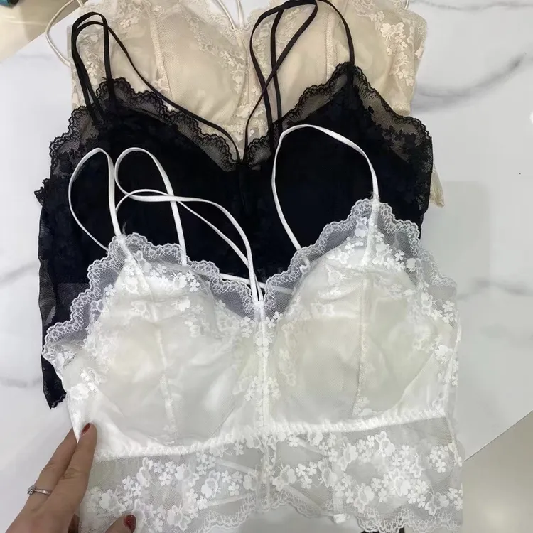 薄款网红百搭无钢圈蕾丝时尚美背