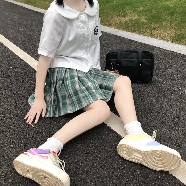 夏季学院风裙子百搭长袖上衣软妹直播系列链接叫号拍下留言备注