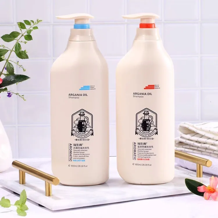 海生源阿甘油香氛柔顺洗发水家庭装800g大容量洗发乳