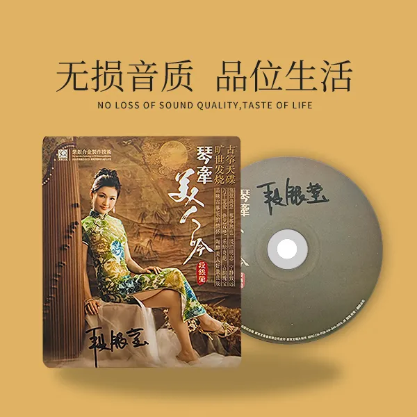 新京文段银莹《琴牵美人吟》CD专辑 发烧古筝国乐