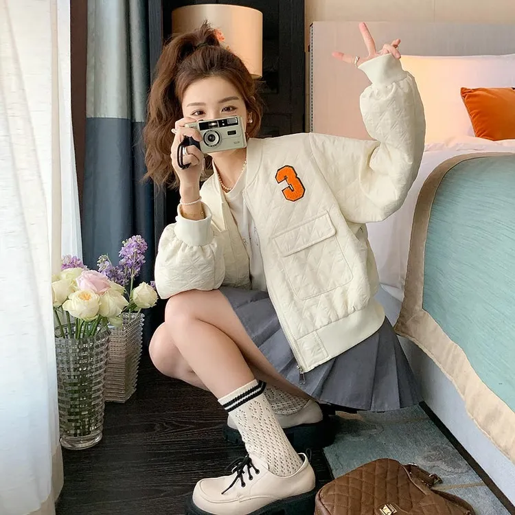 棒球服外套女短款休闲时尚春季2025新款减龄漂亮洋气百搭上衣夹克