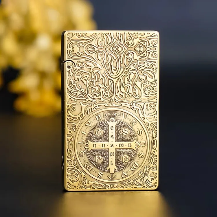 佐罗煤油打火机超薄朗声康斯坦丁黄铜老式复古防风雕刻送男生礼物