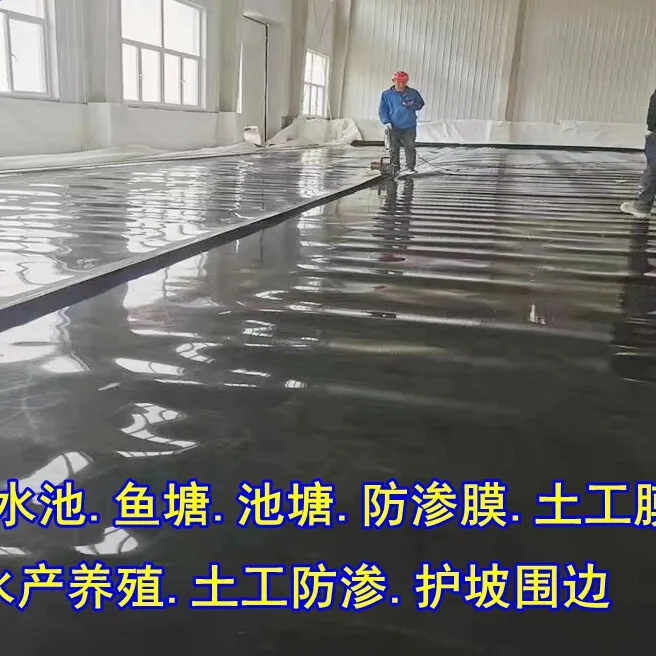 批发特厚池塘鱼池专用防水布储水池鱼塘防渗膜水产养殖帆布土工