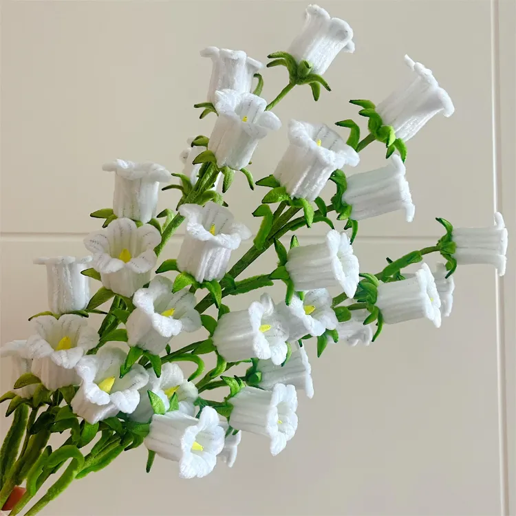 呦呦虎扭扭棒手工diy造型风铃花材料包【豆包妈推荐】