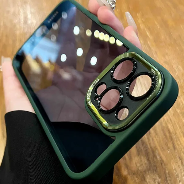 适用于苹果15ProMax简约高级感iPhone16潮牌字母镜头13防摔保护套