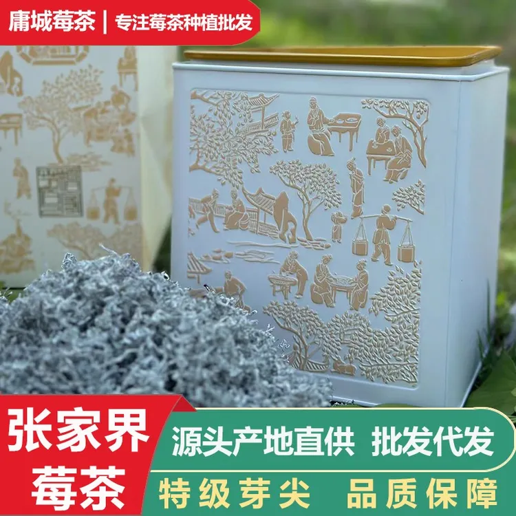 张家界芽尖莓茶土家嫩芽高山龙须藤茶原产富硒养生送礼盒250克/盒