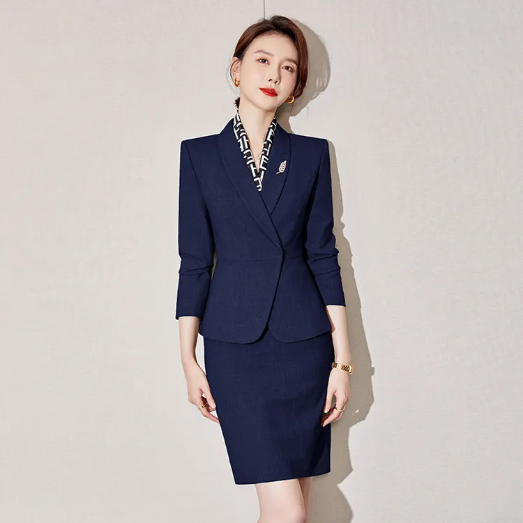 【优雅气质】春秋季职业套装女西装气质暗扣西服职场商务正装女士