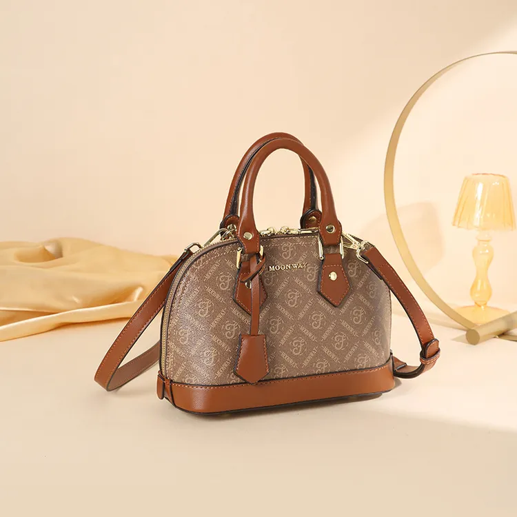 25新款爆款时尚大气百搭单肩斜跨包手提贝壳包高级感洋气生日礼物