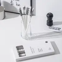 【礼盒装】赫本风创意陶瓷筷一盒5双五种黑白几何图案分餐筷
