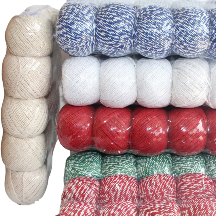 端午宠粉包粽子线厨房彩色棉线400克粽子绳华夫格钩包包手工DIY