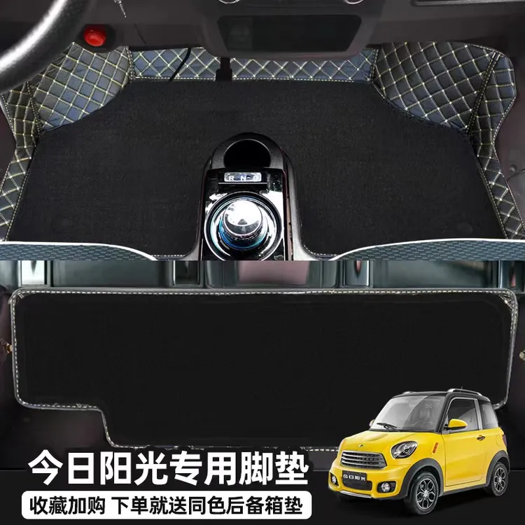 新能H6脚垫丝圈今日阳光M1M2合众鑫辉爱萌M2电动汽车专用全包定制