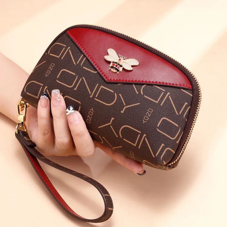 手拿包女款钱包长款大容量零钱包2023新款时尚手机小包高端手包女