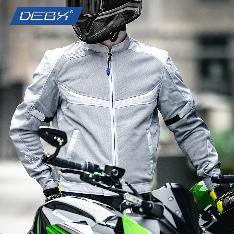 DEBX德博斯探索摩托车骑行服夏季网眼透气防摔机车服骑士装备男女