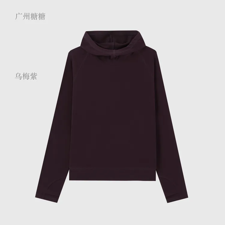 秋冬300g双面澳绒速热保暖百搭纯色亲肤软糯宽松连帽卫衣【6785】9