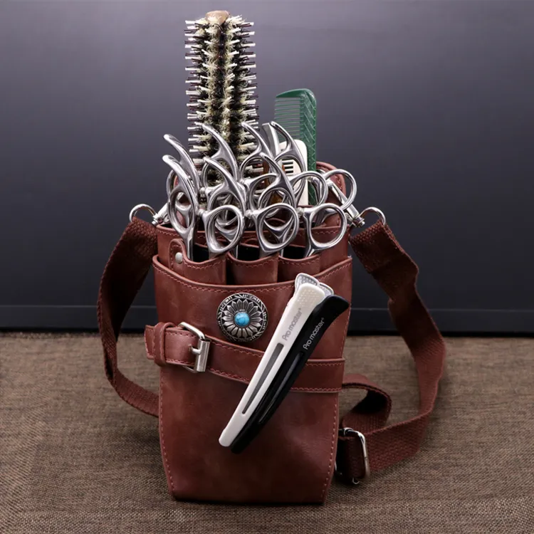 美发剪刀包新款时尚发型师腰包个性创意潮流专业理发师斜挎工具包