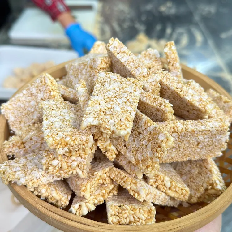 湖北特产芝麻炒米糖农家纯手工制作250g一袋