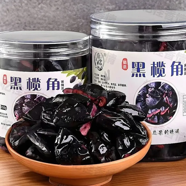 下饭菜罐装香咸即食乌榄角广西乌榄角黑橄榄咸菜黑榄角下饭小菜