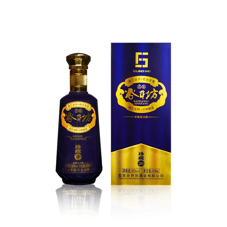 Bainian Gujingfang/百年谷井坊川派浓香型珍藏20年52度52度500ml