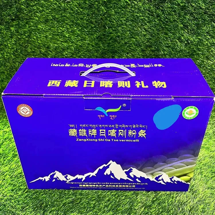 西藏日喀则B级藏豌豆粉条 藏雄牌粉条 一箱6包