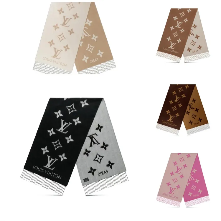 未使用 LouisVuitton/路易威登 25年新标秋冬羊绒围巾（无盒）