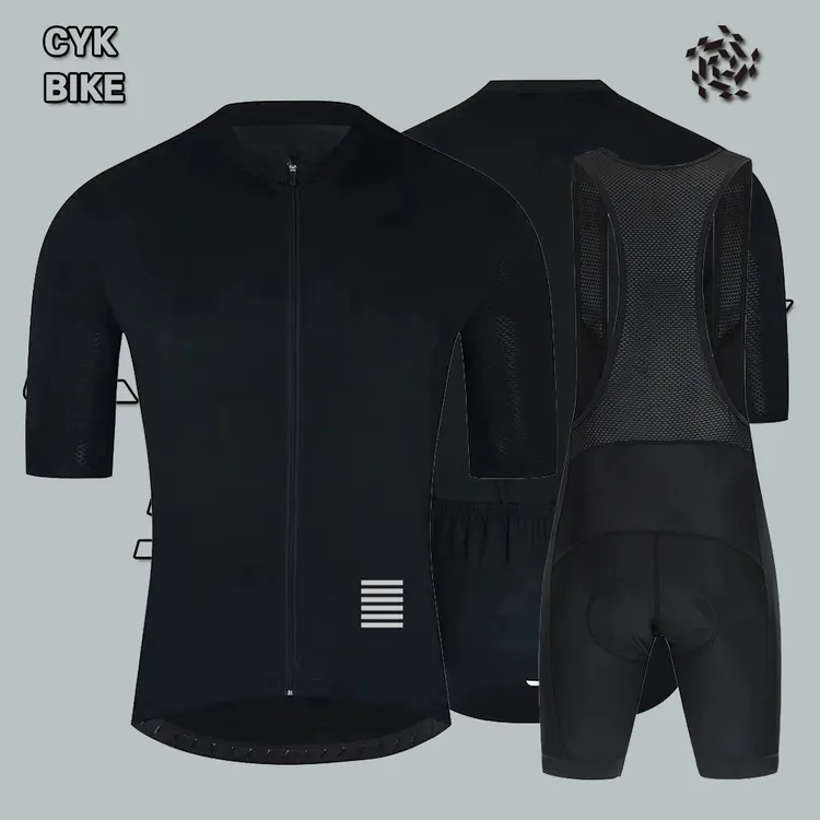 CYK夏季竞技版骑行服速干短袖短裤男山地公路自行车衣服单车装备