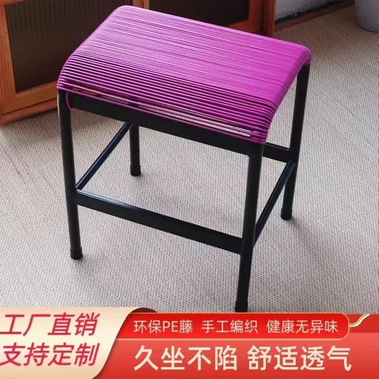 缝纫机平车透气散热手工凳子服装厂员工上班椅夏天凳子厂家直销