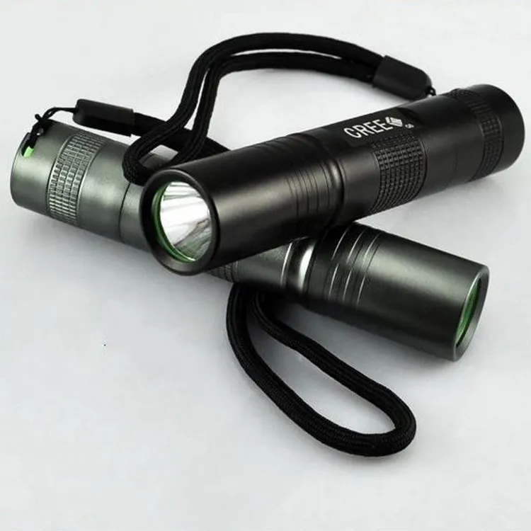 S5户外照明小直筒家用可充电Q5强光手电筒LED超亮18650电池手电筒