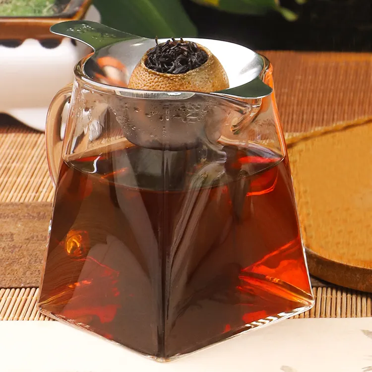 高硼硅玻璃公道杯 耐热可煮水煮陈皮 茶道分茶加厚家用大容量