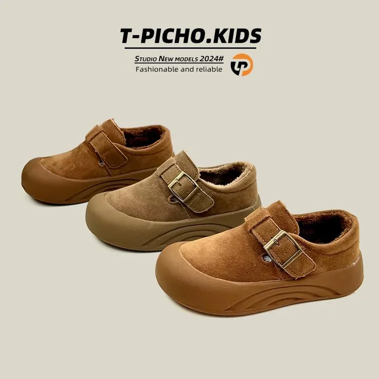 【勃肯2. 0】（二棉鞋）调皮虫家-秋冬儿童休闲鞋男女童加绒板鞋-66-1