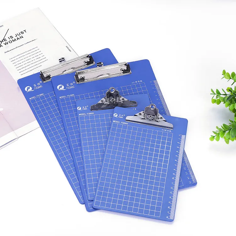 写字板夹蓝色A4A5文件夹板耐用试卷夹便利环保夹票据夹发货单据