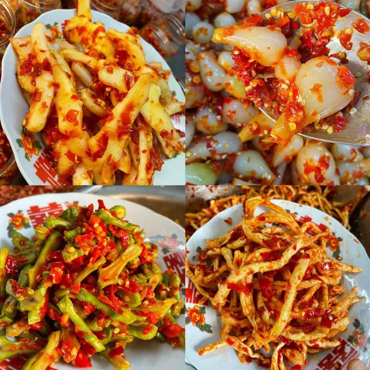 细妹家湖南细妹家手工私人订制坛子菜姜刀豆藠头萝卜条400g包邮’