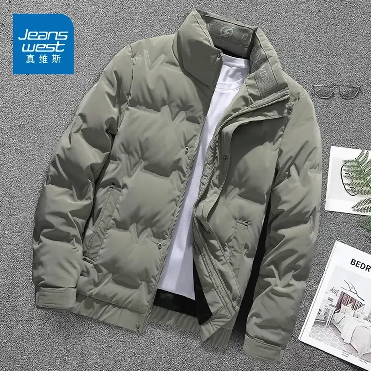 真维斯羽绒服男短款冬季2025新款潮牌上衣保暖加厚高端外套男款潮