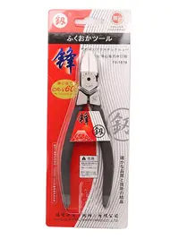［子言］福冈6寸水口钳FO-1819锋刃薄口斜嘴钳DIY手工模型手动工具 
