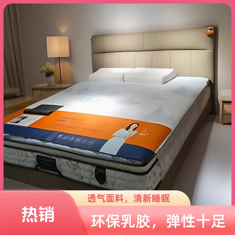 头层真皮软包大床轻奢透气简约弹性家用主卧极简可移动无线