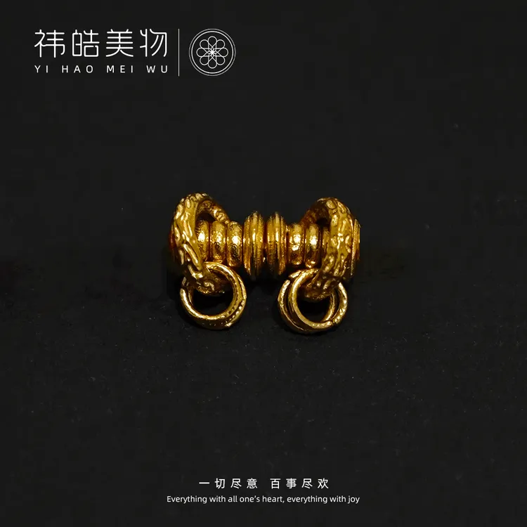 压箱底-精品18K金活环锤纹款万能轴万向轴