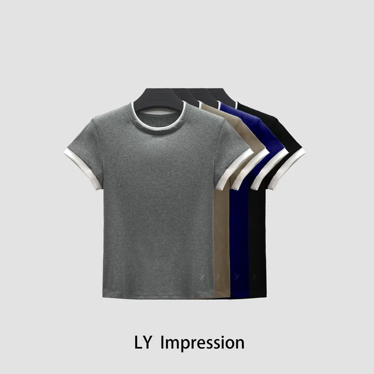 (主持人徐雪专属)【可颂】休闲百搭假两件T恤MSBK077