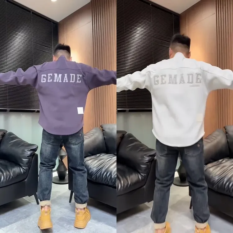男装冬季新款加绒加厚轻奢字母卫衣男洋气百搭显瘦上衣男89213