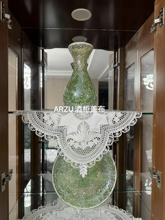 酒柜盖巾新疆包邮轻奢家用绸缎餐垫子多功能时尚酒柜盖布网红欧式