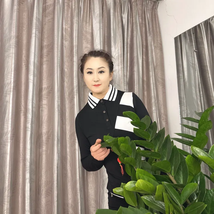 新款佳操佳木斯健身操黑色罗马长袖上衣LCS04