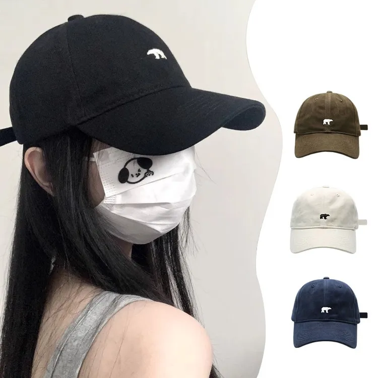 棒球帽帽子鸭舌帽防晒遮阳帽太阳帽运动潮流时尚个性百搭户外刺绣