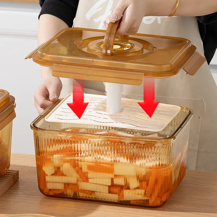 玻璃泡菜罐泡菜坛子食品级加厚家用四川腌咸菜酸菜密封冰箱泡菜盒