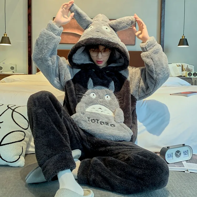 2023新款珊瑚绒睡衣男冬季加厚男士套装加绒法兰绒秋冬家居服男款