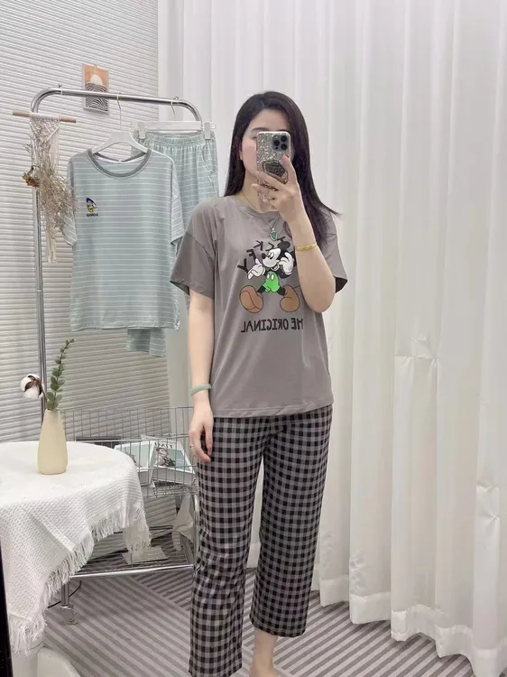 夏季新款休闲套装家居服可外穿舒适时尚家居服